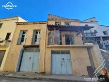 A VENDRE - Maison de village de 144m² - T6, 5 chambres - Double garage de 120m² - Terrasse - VILLEMAGNE L'ARGENTIERE, proche Lamalou-les-bains, Bédarieux, Hérépian (34)