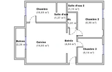 Appartement à vendre 4 pièces VENISSIEUX (69)