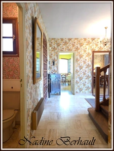 Maison à vendre maison bourgeoise, beaux volumes, 2 chambres plain-pied, 2 ch possible étage. terrain sans vis à vis, PUISEAUX (45)