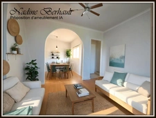 House for sale in Amilly Viroy (45), 4 rooms, full basement, 2 bedrooms upstairs, living room with fireplace, fitted kitchen, enclosed garden, 2 minutes from Montargis train station