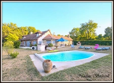 Propriété de caractère 3 ch- piscine - Gîtes 3 ch- terrain clos Plus de 1,5 hectare - Aux portes de la Sologne-Langesse45