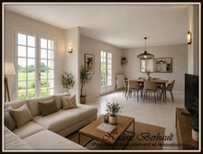 Maison à vendre Girolles 45, sous-sol complet,  2 chambres, 4 garages,  à rénover. Terrain 2000 m2. 25 mn gare Montargis, 1h30 Paris