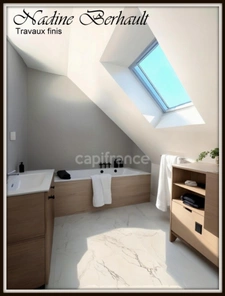 Maison à vendre 3 chambres - rénovation 2024 - terrain 3600 M², sans vis à vis - salon - séjour - cheminée, climatisation réversible, assainissement neuf.