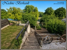 House to renovate, 4 rooms, 2 bedrooms, view of the Loing below, Garage, cellar, town centre.