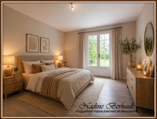 Maison à vendre Girolles 45, sous-sol complet,  2 chambres, 4 garages,  à rénover. Terrain 2000 m2. 25 mn gare Montargis, 1h30 Paris