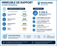 Immeuble de rapport avec local commercial – Fort potentiel d'investissement à Wasselonne