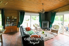 Proche SAINT-QUENTIN (02) : terrain de loisir 3200 m² au bord de l’Oise avec Chalet et potentiel locatif