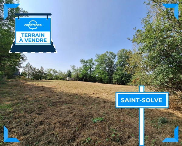 Terrain idéalement situé entre Objat et St Solve, 2 063,00 m² , SAINT SOLVE (19)