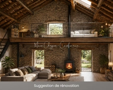 Grange + Maison entre campagne et ville - VENARSAL (19)