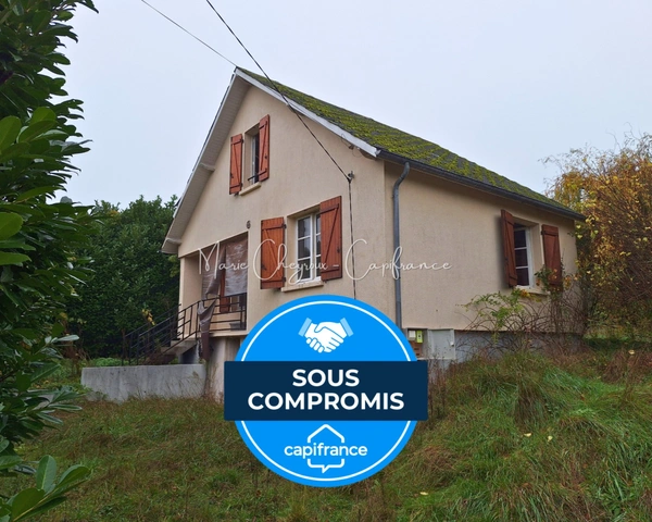 Maison à rénover – 3 chambres – Terrain 755 m² – PUYBRUN (46)