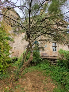 ARLAY – DEMEURE EN PIERRE DU XVIe SIÈCLE, TOUR ET CAVE VOÛTÉE