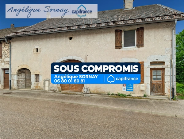 Maison familiale rénovée partiellement avec grange et vastes espaces – Jura BONLIEU