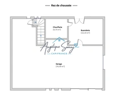 Semi-detached house with landscaped garden, mezzanine and large garage. VAULX EN VELIN