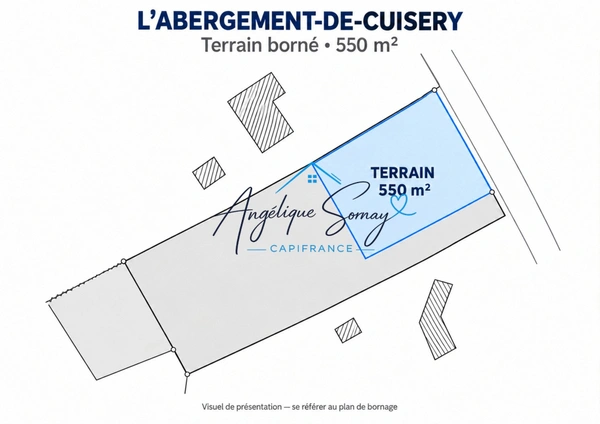 Terrain à vendre  L'ABERGEMENT DE CUISERY (71)