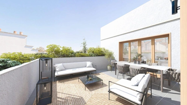 Dpt Yvelines (78), à vendre BOIS D'ARCY appartement T3 de 61,45 m² - Terrasse  