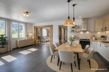 Maison mitoyenne + studio indépendant : 104 m2 au total + Garage fermée - CLANS (06)