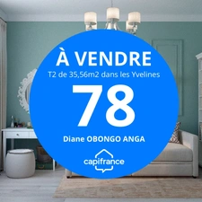 À Vendre – Bel Appartement F2 très propre avec une place de Parking – Idéal pour un jeune couple, un personne seule ou des Investisseurs
