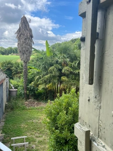 MAUBOURGUET (65) nearby: OLD FARMHOUSE on 3200m2 enclosed AND 1 apartment, mobile home, garage. Double glazing, recent shower rooms.