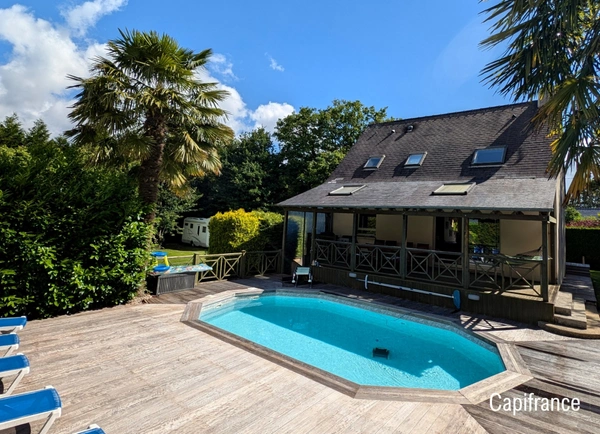 🏡 Maison 4 chambres avec piscine – 1900 m² de terrain – Proximité Bréal-sous-Montfort (4 km) – 15 min de Rennes