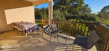 Dpt LANDES (40), à vendre proche de HAGETMAU Maison contemporaine de plain pied T5 de 111 m² avec piscine sur terrain de 850 m² au calme