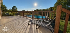 Landes (40) department, for sale near Hagetmau: Contemporary single-story 5-room house of 111 m² with swimming pool on a quiet 850 m² plot