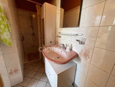 Maison 1 chambre, grenier aménageable, grand garage.