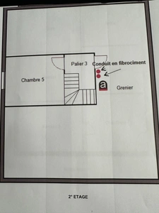 Maison rénovée  à vendre 7 pièces MONTLUCON (03) sur terrain clos de 824 m2