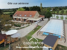 Propriété à vendre SAINT HILAIRE ( allier) comprenant une maison et un gite sur un parc de 23433 m²