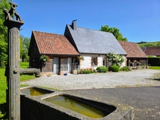 À VENDRE CHARMANTE MAISON NORMANDE DE CARACTÈRE AVEC PARC PAYSAGÉ Secteur CRIEL SUR MER (76)