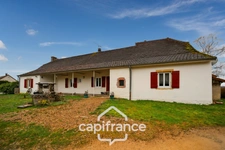 Maison bressane rénovée de plain-pied à 15 min de Louhans (71)