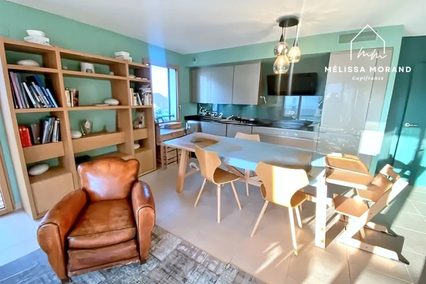 Appartement d'exception à vendre 4 pièces 86 m2 NEYDENS (74), Terrasse plein sud et vue jet d'eau coté chambres