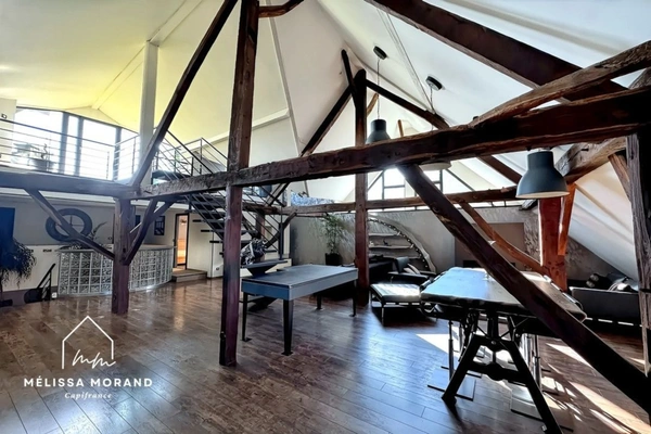 Bien d'exception, maison de village triplex unique de 285 m2 à vendre à ALLONZIER LA CAILLE (74), rénovée haut de gamme