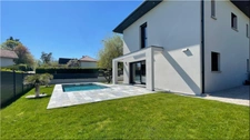 House for sale 4 rooms SERGY (01) Contemporary house 2025 with exceptional swimming pool - a quality that stands out.