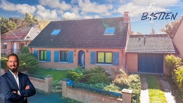 Maison individuelle semi plain-pied – 5 chambres – Terrain de +1000 m²