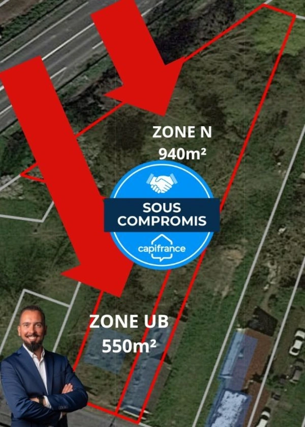 Terrain à vendre de 1 500,00 m² MAING (59)