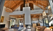 Rare à la vente, chalet d’architecte ouvert sur lac et montagnes sur Puy-Saint-Eusèbe (05)
