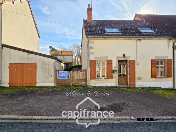 Dpt nièvre (58) - CHATILLON EN BAZOIS - Maison à vendre 3 pièces– 65 m² – Garage – Terrain clos 497 m² 