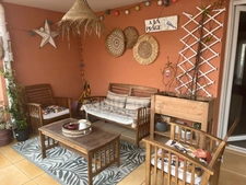MÈZE(34), À VENDRE T4 SURFACE 94 m2 , VUE ÉTANG DE THAU, BOX FERMÉ, PROCHE PORT ET COMMERCES.