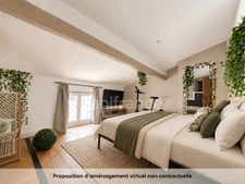 GIGEAN(34), À VENDRE MAISON DE VILLAGE RÉNOVÉE P4, SURFACE TOTALE 126 m2, TERRASSE 10 m2, GARAGE 26 m2, CENTRE VILLE