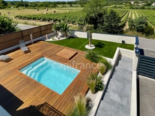 HERAULT (34), VENDUE MEUBLÉE, VILLA CONTEMPORAINE P4, PRESTATIONS HAUT DE GAMME, PISCINE, SECTEUR CALME