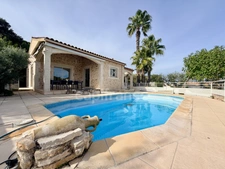 SAINT-BRÈS(34), À VENDRE MAISON PLAIN-PIED P5, SURFACE TOTALE 152 m2, 4 FACES, TERRAIN 931 m2, GARAGE 60 m2, PISCINE