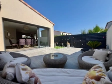 POMÉROLS (34), À VENDRE MAISON CONTEMPORAINE DE PLAIN-PIED P4 , SURFACE TOTALE 120 m2, TERRAIN 370 m2, GARAGE, SECTEUR CALME