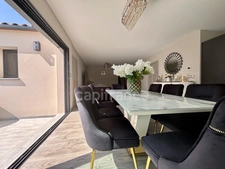  POMÉROLS (34), À VENDRE MAISON CONTEMPORAINE DE PLAIN-PIED P4 , SURFACE TOTALE 120 m2, TERRAIN 370 m2, GARAGE, SECTEUR CALME