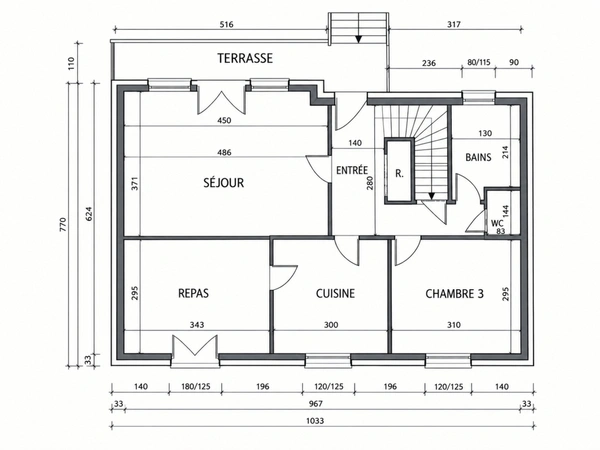 QUARTIER PAVILLIONNAIRE - MAISON FAMILIALE DE 4 CHAMBRES