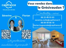 T3 en vente à Grenoble (38), résidence sécurisée, ascenseur, terrasse, cave, garage