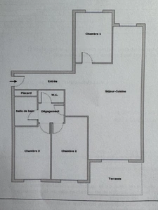 Appartement à vendre 4 pièces VILLEURBANNE GRATTE CIEL/ JEAN DAMIDOT - MONTALAND (69)