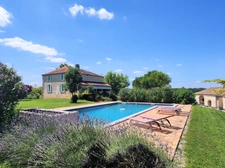 Belle propriété à vendre - 10 p - Maison de Maître, Longère, gîte et piscine - 3.47 ha - proche de MONFLANQUIN (Lot-et-Garonne)