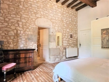 Beautiful historic stone property with wooded grounds - Outbuildings and swimming pool - for sale - near CASTILLONNES (47)