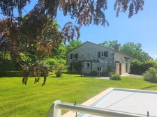 Beautiful stone house with gîte and swimming pools - for sale - 6 rooms - near VILLEREAL (47)