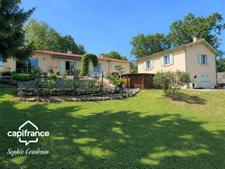 Belle Maison de plain pied avec 3 chambres et jardin arboré - à vendre - 6 pièces - ALLEZ ET CAZENEUVE (47)